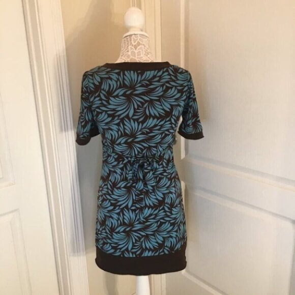 Speechless Tie Back Floral Short Sleeve Dress - Picture 3 of 4